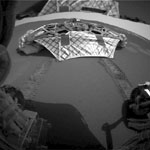 Следы колес Opportunity на марсианской почве